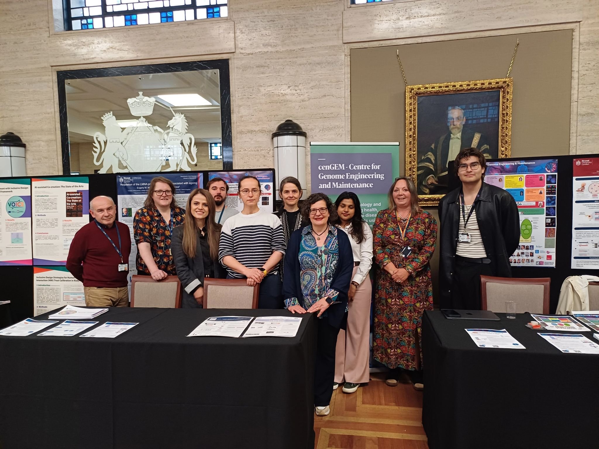 Centre for Genome Engineering and Maintenance at Brunel University of London Research Showcase at Senate House.
